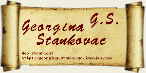 Georgina Stankovac vizit kartica